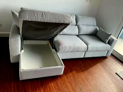 Like A New Condition High Quality ikea eskilstuna L shape sofa under storage