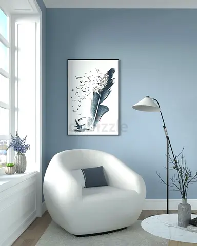 Modern White Accent Armchair — Comfortable Lounge Chair