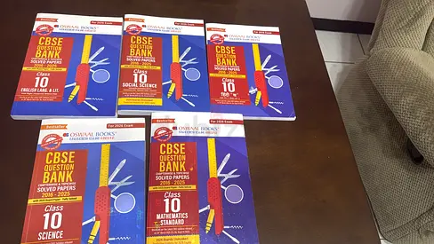 CBSE Question Banks for Class 10 (Maths, Science, Social Science, English, Social Science Solved)