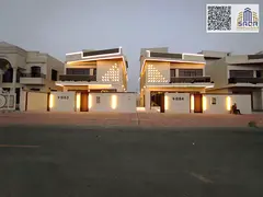 Luxury villa for sale with a modern design, including registration and ownership fees.