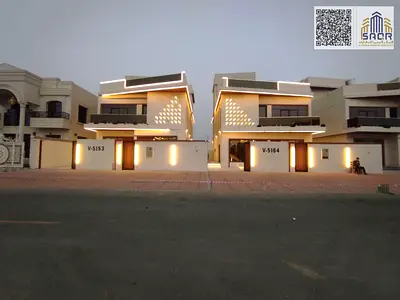 فيلا فاخرة للبيع بتصميم عصري شاملة رسوم التسجيل والتمليك