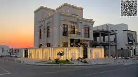 A luxurious modern villa in Al-Haliu 2, elegantly designed for family living, priced inclusive of re