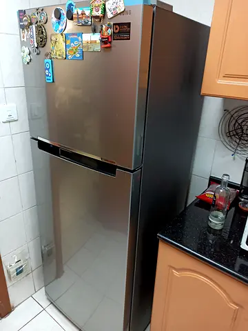 Samsung Stainless Steel Bottom Freezer Refrigerator - Good Condition