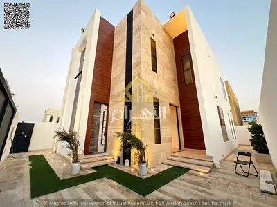 فيلا شامل رسوم التسجيل  و الكهربه و المايه و المكيفات فرصة مميزة لامتلاك فيلا بتصميم مودرن فاخر في منطقة الحليو 2 عجمان تتميز بموقع استراتيجي قريب من