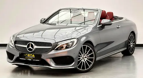 2018 Mercedes-Benz C200 Cabriolet, 1 Year Unlimited KM Warranty, Full Service History, GCC