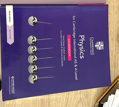 Cambridge A level physics book