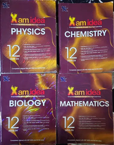 Xam Idea Class 12 Books – Physics, Chemistry, Biology, Mathematics (2025-26)