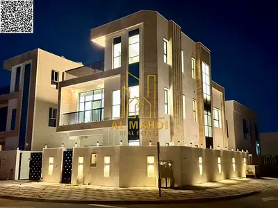 🏡 Modern Villa for Sale in Al Bahia Ajman | 🛏️ 5 Master Bedrooms | 🌅 Rooftop + 2 Floors | ❄️ Central AC | 💰 10% Down Payment