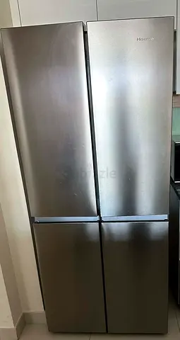 561L French 4 door stainless steel refrigerator and freezer