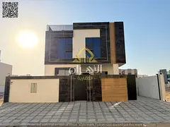 Classic villa in Al Zahia | Stone facade | Next to the garden and mosque | 5 master bedrooms, regist