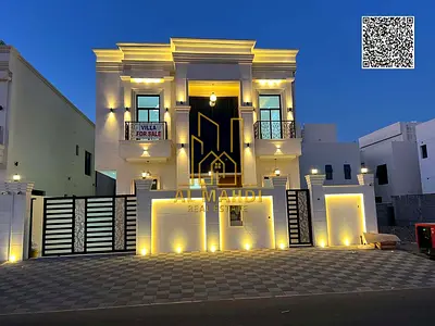 🏡 فيلا للبيع في الحليو – عجمان | 🛏️ 5 غرف ماستر + روف | ❄️ تكييف مركزي | 🧾 شامل رسوم التسجيل | 💰 مقدم 10%