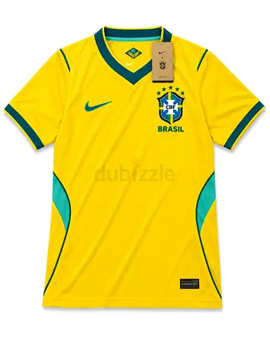 Nike Brazil 2026 Home Stadium Jersey Yellow Replica