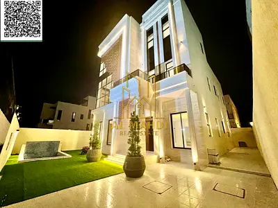 فيلا مميزة للبيع في منطقة العالية – عجمان، بتصميم عصري ومساحات واسعة، مناسبة للعائلات الباحثة عن الراحة والخصوصية، مع مسبح خاص وروف واسع وجلسات خارجية
