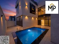 Villa with swimming pool_elevator_2floors,roof_Registration free_Ac_electricity,water-Negotiable_fr
