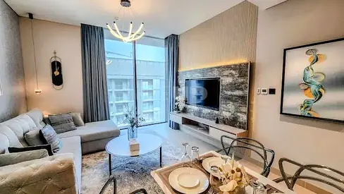 Luxury High-Floor | Fully Furnished 1BR | Skyline