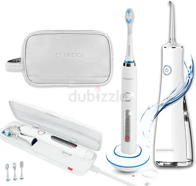 DX-1 Electric Toothbrush + FREE DF-1 Water Flosser  FREE Travel Pouch