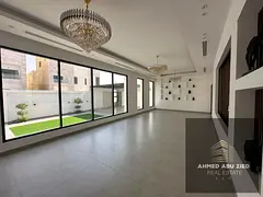 Super luxury villa in Al Zahia, Ajman. 4 master bedrooms, 2 halls, majlis, large gym, 9 bathrooms, m