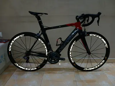 FullCarbon Cervalo AeroRoadBike ElectricShifter Shimano UltegraDi2 GroupSet Mavic Carbon WheelSet