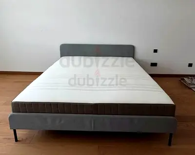 Ikea King size bed with mattress available in perfect condition
