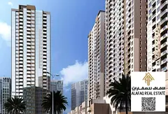 great opportunity to own a modern studio with a partial sea view in the heart of Ajman