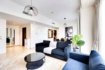 Multiple Cheques Available | Furnished 2BR | High Floor | Marina & City Views