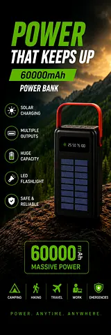 Power Bank - 60000mAh (New in Box)