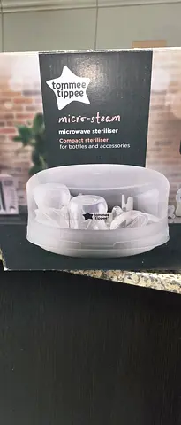 Tommee Tippee Micro-Steam Microwave Sterilizer (With Accessories) - Gently Used