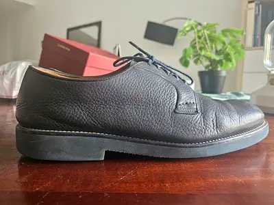 Doucals men shoes(leather derby shoes)