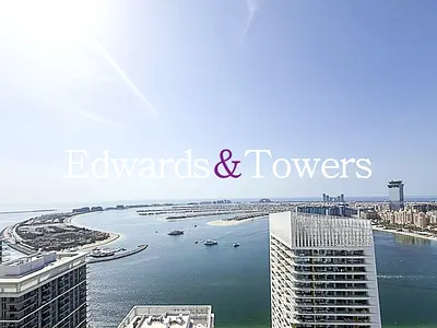 Exclusive|Corner 4BR+M|Palm,Sea and Marina View