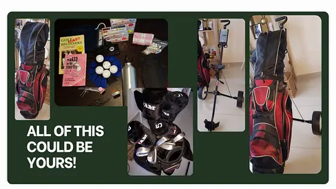 Complete Golf Bundle — Clubs, Trolley  Accessories | Hardly Used