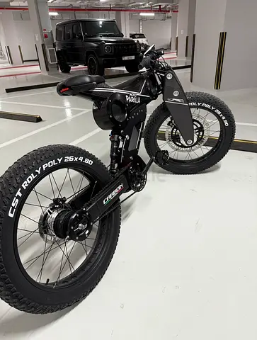 Carbon Fiber Handmade E-bike Made in ITALY (Black Package)