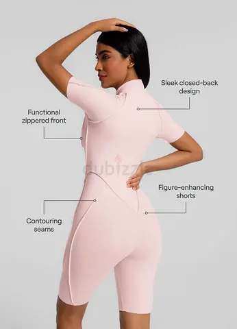 Jumpsuit size M pink 220dhs