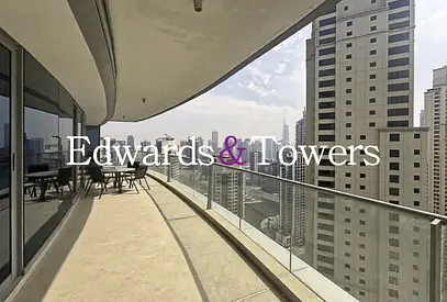 Marina &amp; Sea View | Huge Balcony | Fully Furnished