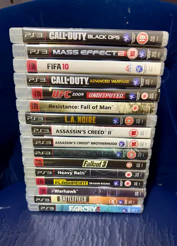 Bundle of 16 PS3 Games — Call of Duty, Mass Effect, Assassins Creed, Far Cry  More