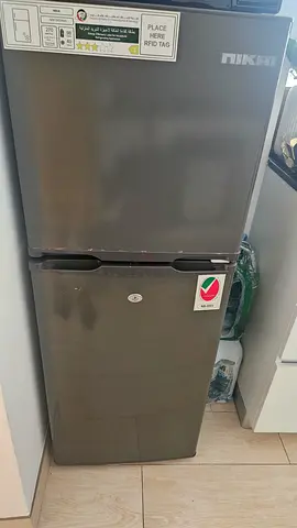 Compact Silver Mini Fridge - Good Condition - immediate pick up