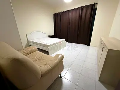 Furnished room for single lady next to emirates tower metro @3300
