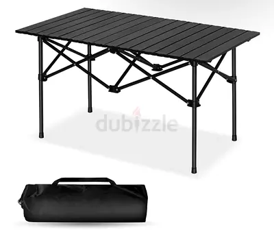 Portable Folding Camping Table with Carry Bag - Lightweight Aluminum