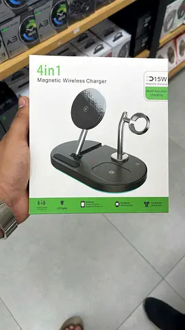 4-in-1 Magnetic Wireless Charger (Phone, Watch, Earbuds) - Brand New Box