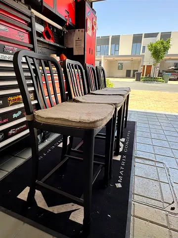 Crate  barrel bar stools