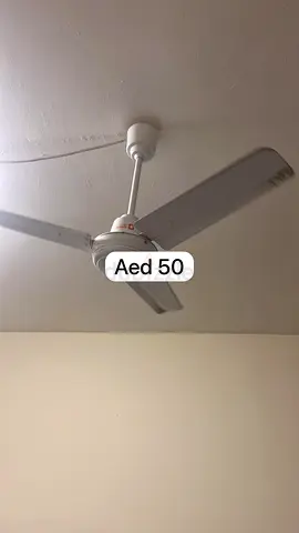 Used ceiling fan - working condition, AED 50