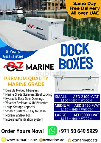 Storage Dock Box Marine Grade