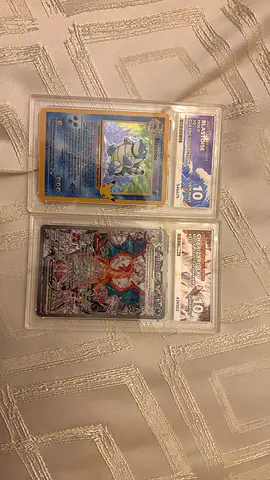 Two Graded Pokémon Cards – Blastoise Holo  Charizard Full Art (Slabbed)