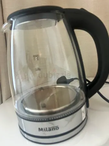 Milano Glass Electric Kettle - 1.7L, Good Condition
