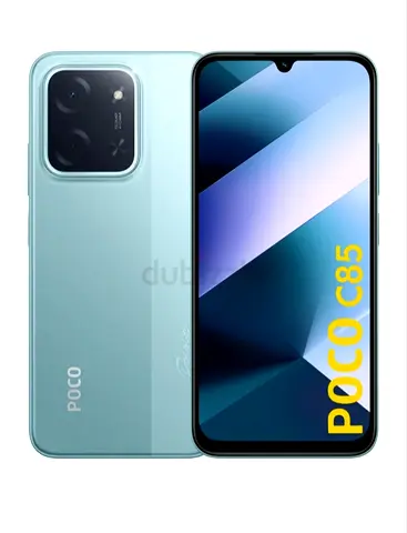 Poco c85 phone - light blue, good condition (single SIM)