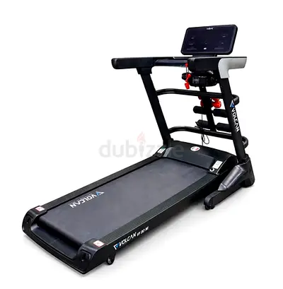 VOLCAN VF-90 MI Motorized Treadmill, 4HP DC Motor, Auto Incline, LED Screen, Foldable | Max User Wei