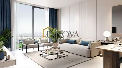 غرفة نوم واحدة مطلة على سكاي لاين | برج تيتريس JVC | وسائل الراحة على طراز المنتجع