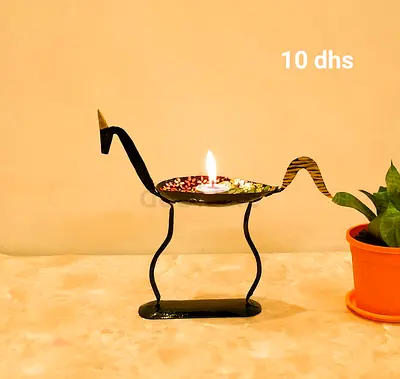 Metal horse Candle holder