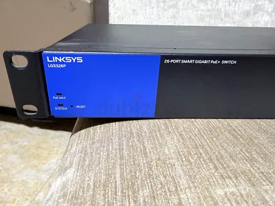 Linksys LGS326P 26-Port Smart Gigabit PoE+ Rackmount Switch