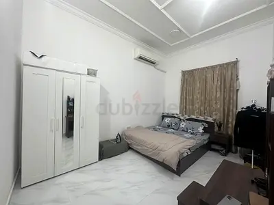 Fully Furnished 1bhk room for rent monthly (only for family) location : AL SAMHA EAST