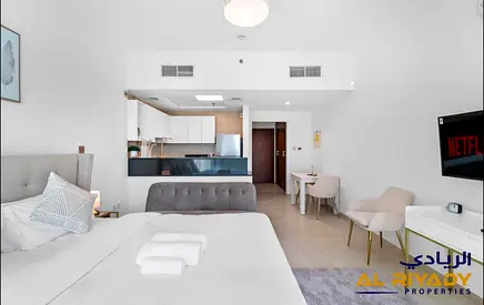 Furnished Studio | Burj Al Nujoom | Balcony & Downtown View